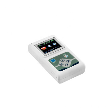 TLC5000 de 12 canales ECG Holter EKG Holter con pantalla LCD-24 horas ECG EKG Holter Recorder